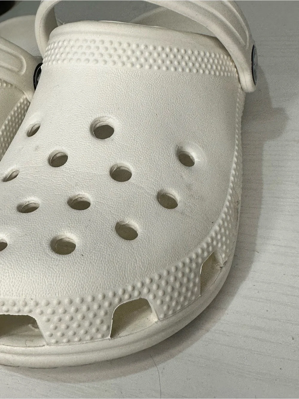 CROCS Kids White Classic Clogs